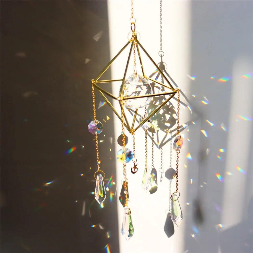 Crystal Wind Chimes | Transparent Pendant Hanging