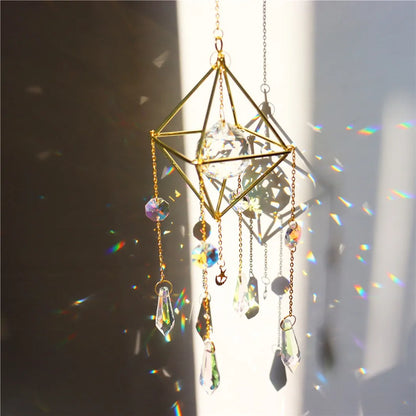 Crystal Wind Chimes | Transparent Pendant Hanging