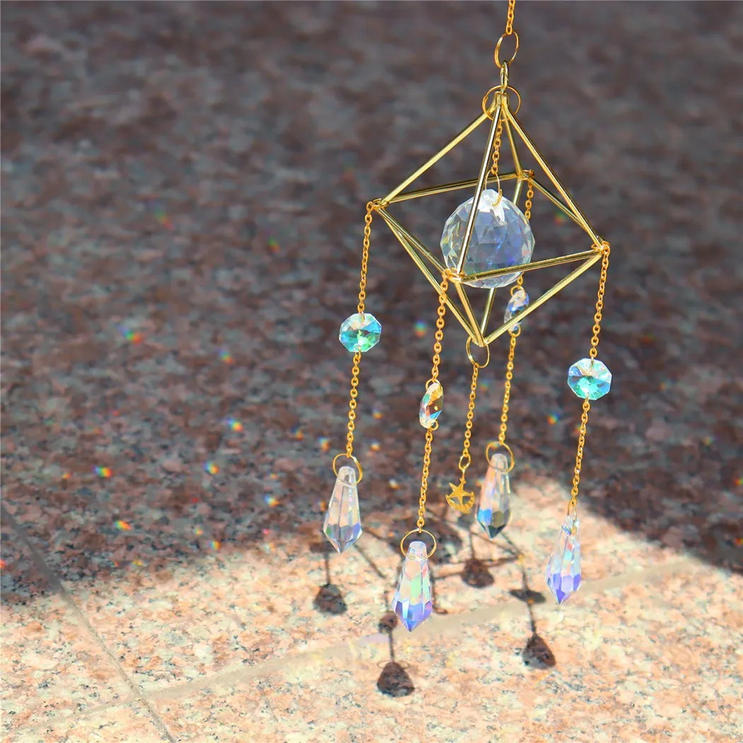 Crystal Wind Chimes | Transparent Pendant Hanging