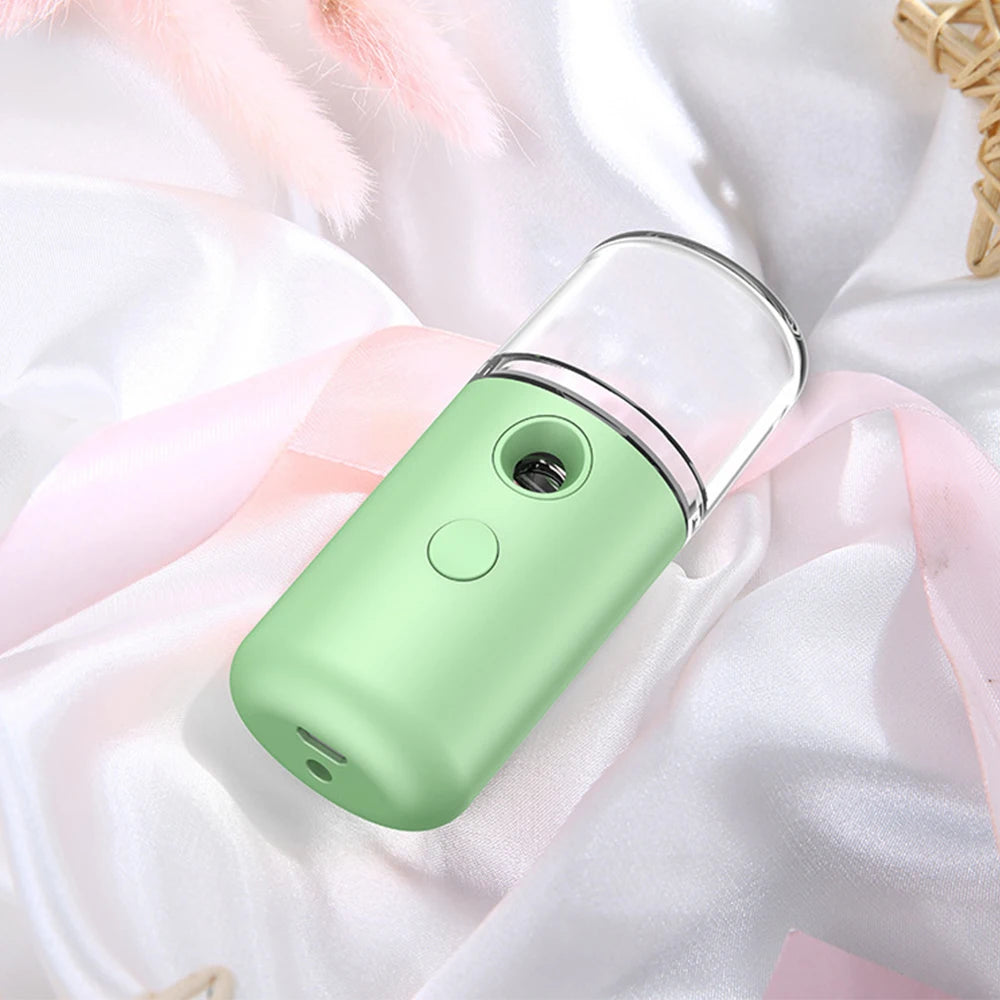 Nano Sanitizer Sprayer | USB Charging, Pink, Green, Yellow