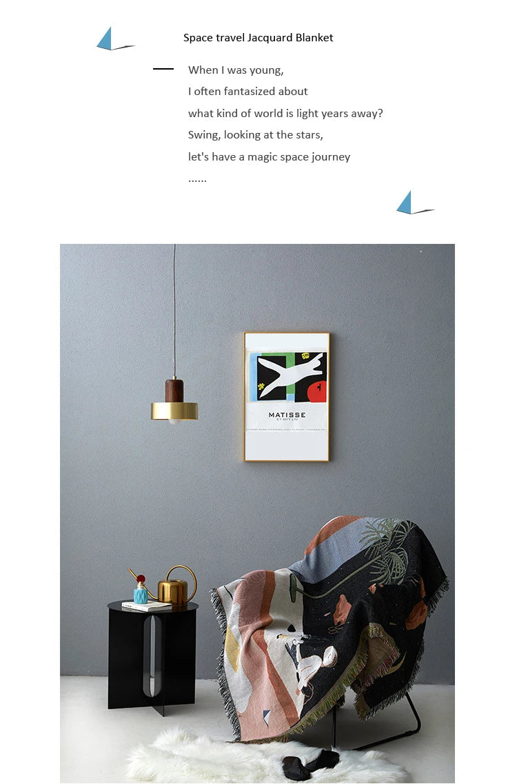 Throw Blanket | Nordic Design for Sofa & Travel