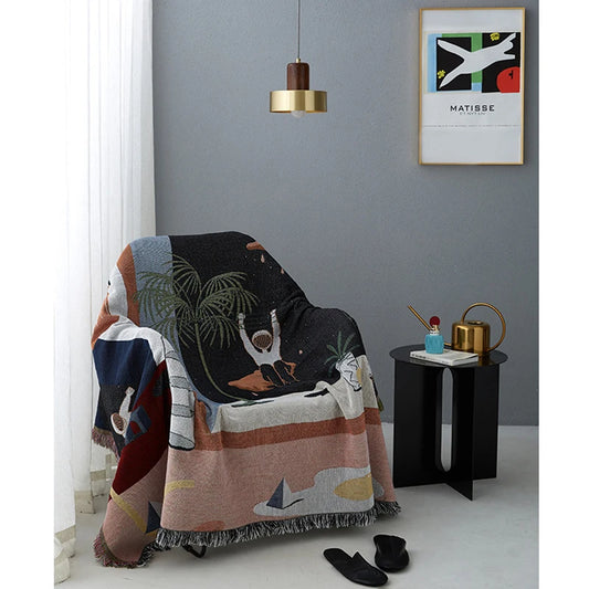 Throw Blanket | Nordic Design for Sofa & Travel