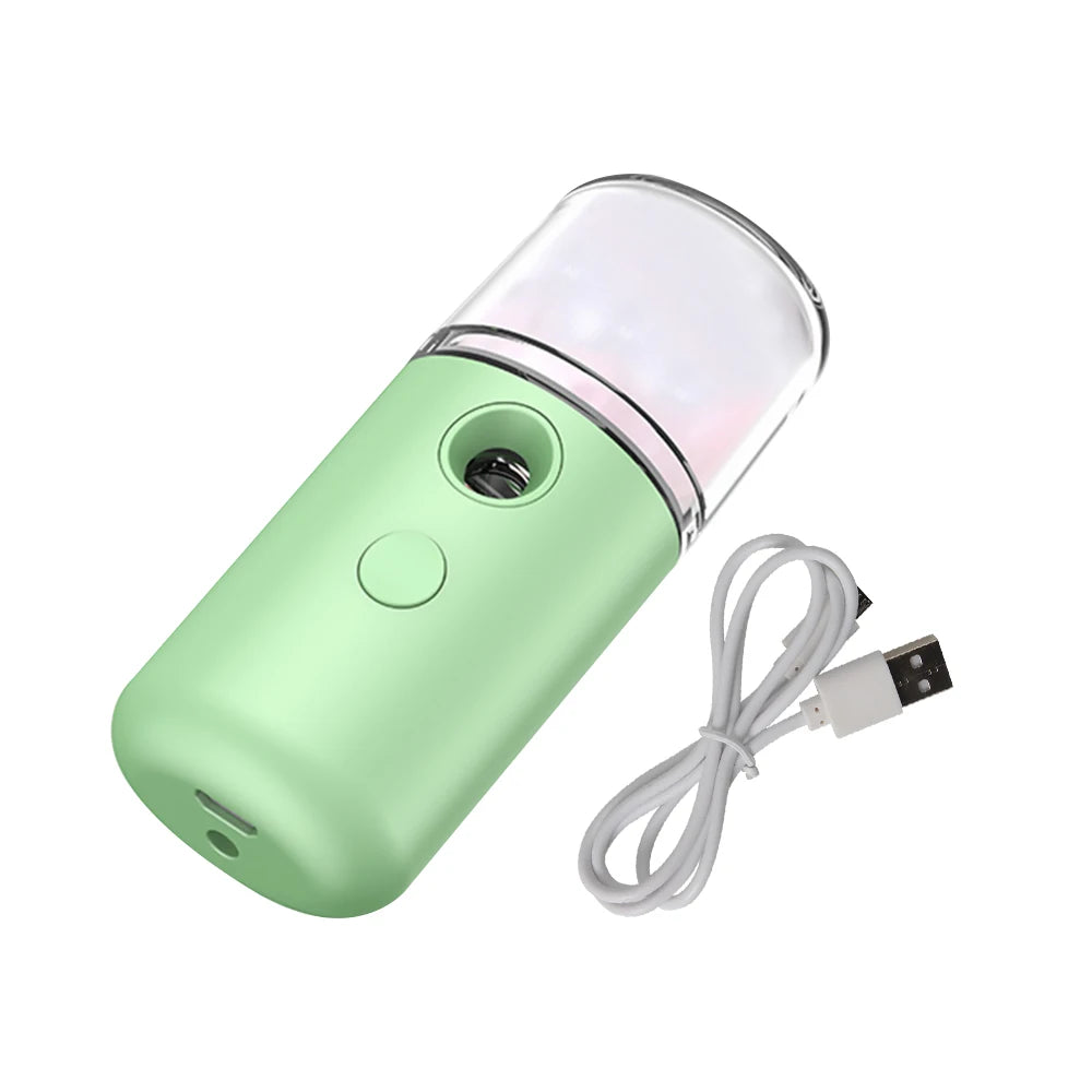 Nano Sanitizer Sprayer | USB Charging, Pink, Green, Yellow