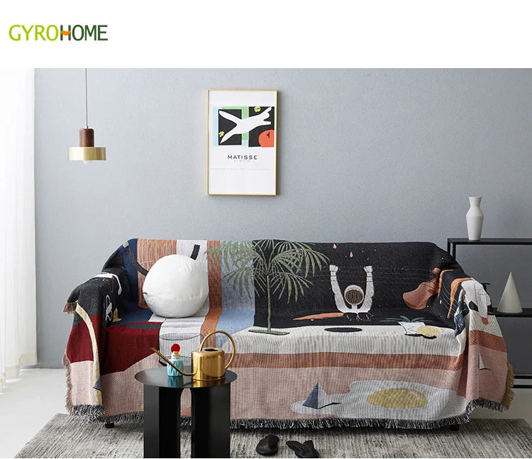 Throw Blanket | Nordic Design for Sofa & Travel