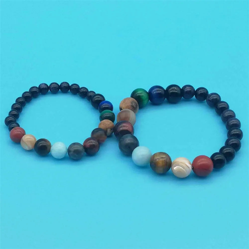 Natural Stone Bracelet | Yoga, Chakra, Galaxy