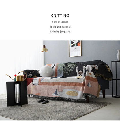 Throw Blanket | Nordic Design for Sofa & Travel