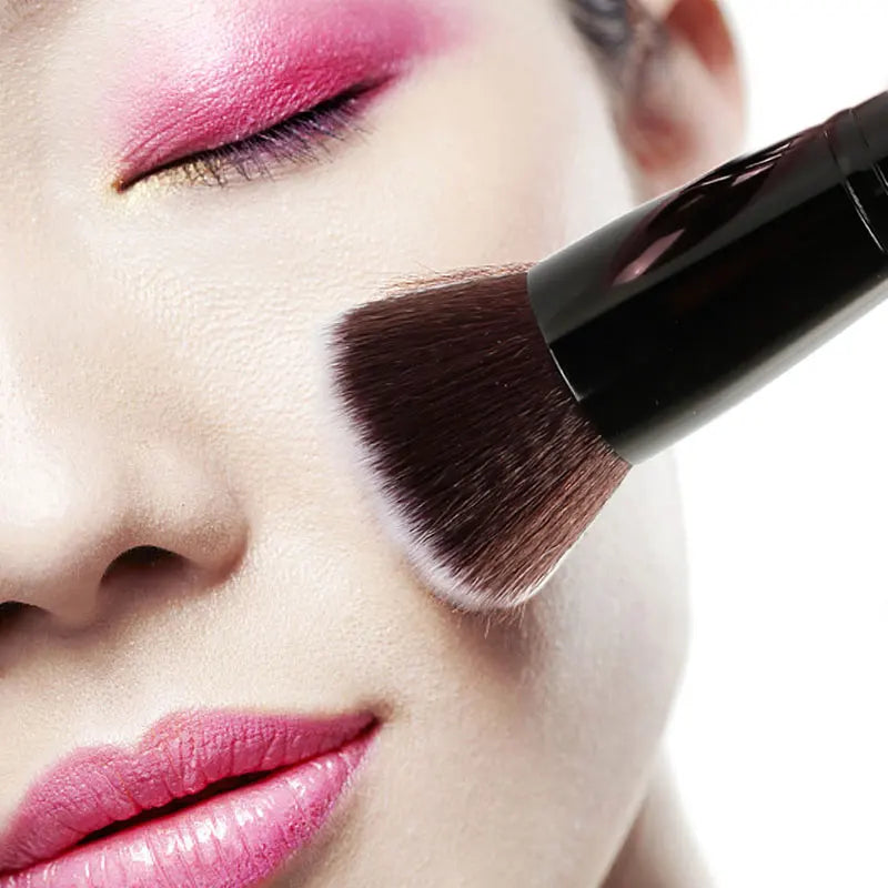 Makeup Brush | Soft Cat Paw Design, Black/Pink
