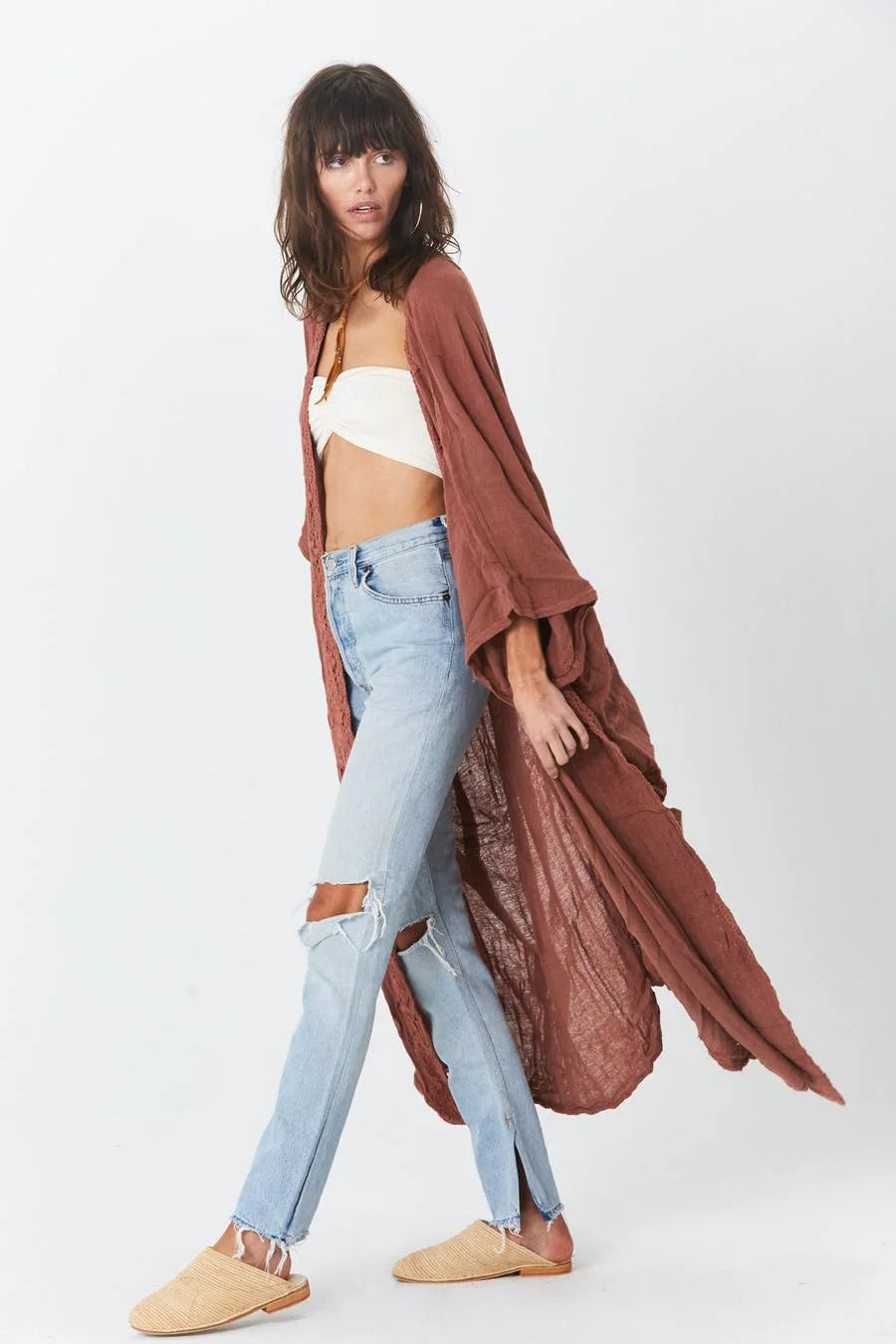 Bamboo Fabric Beach Cover Up | Women's Oversized Dress