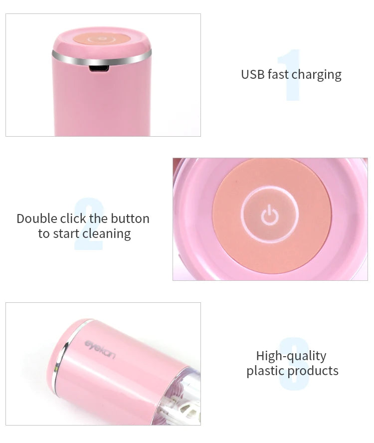 Ultrasonic Contact Lens Cleaner | Pink, Blue, Green, Silver