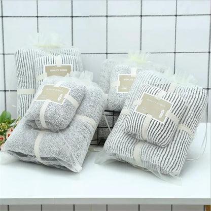 Bamboo Charcoal Bath Towel | Soft, Absorbent Set