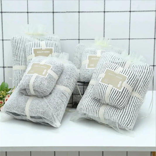 Bamboo Charcoal Bath Towel | Soft, Absorbent Set