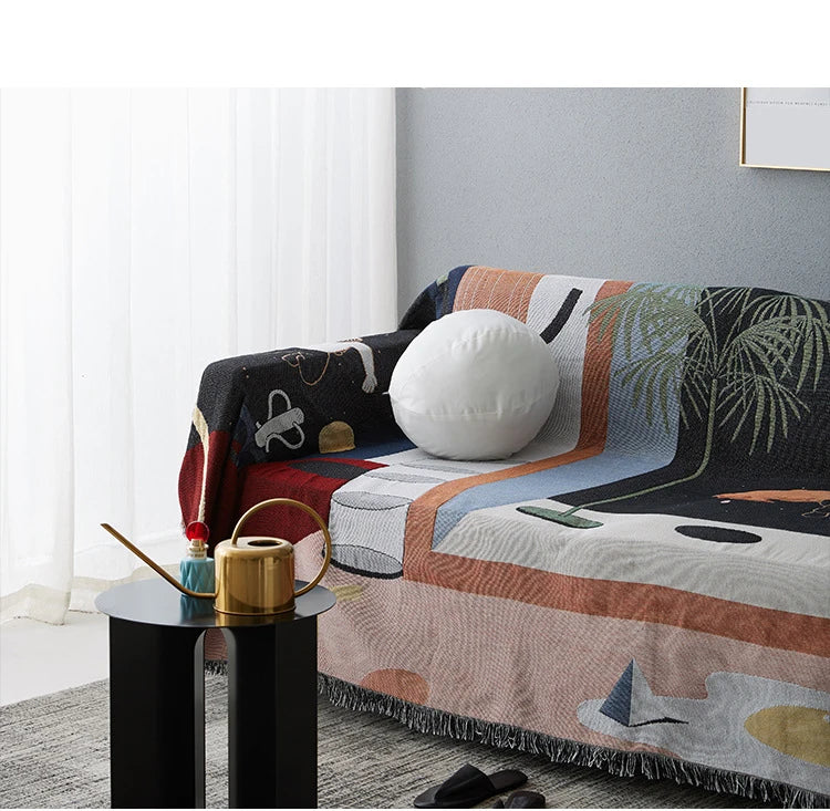 Throw Blanket | Nordic Design for Sofa & Travel