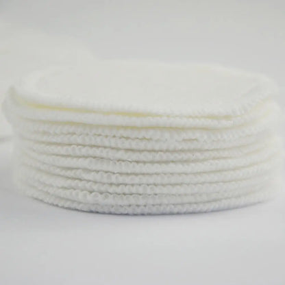 Bamboo Fiber Makeup Remover Pads | Reusable, 12 Pcs