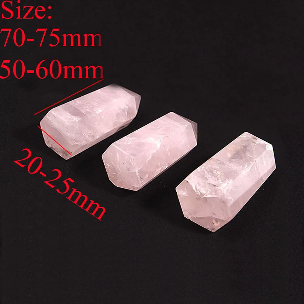 Natural Pink Rose Quartz Point | Healing Crystal Stone