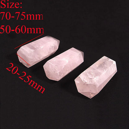 Natural Pink Rose Quartz Point | Healing Crystal Stone