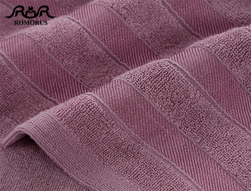 Bamboo Fiber Towels | Purple, Gray, Brown Set