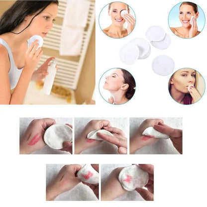 Bamboo Fiber Makeup Remover Pads | Reusable, 12 Pcs