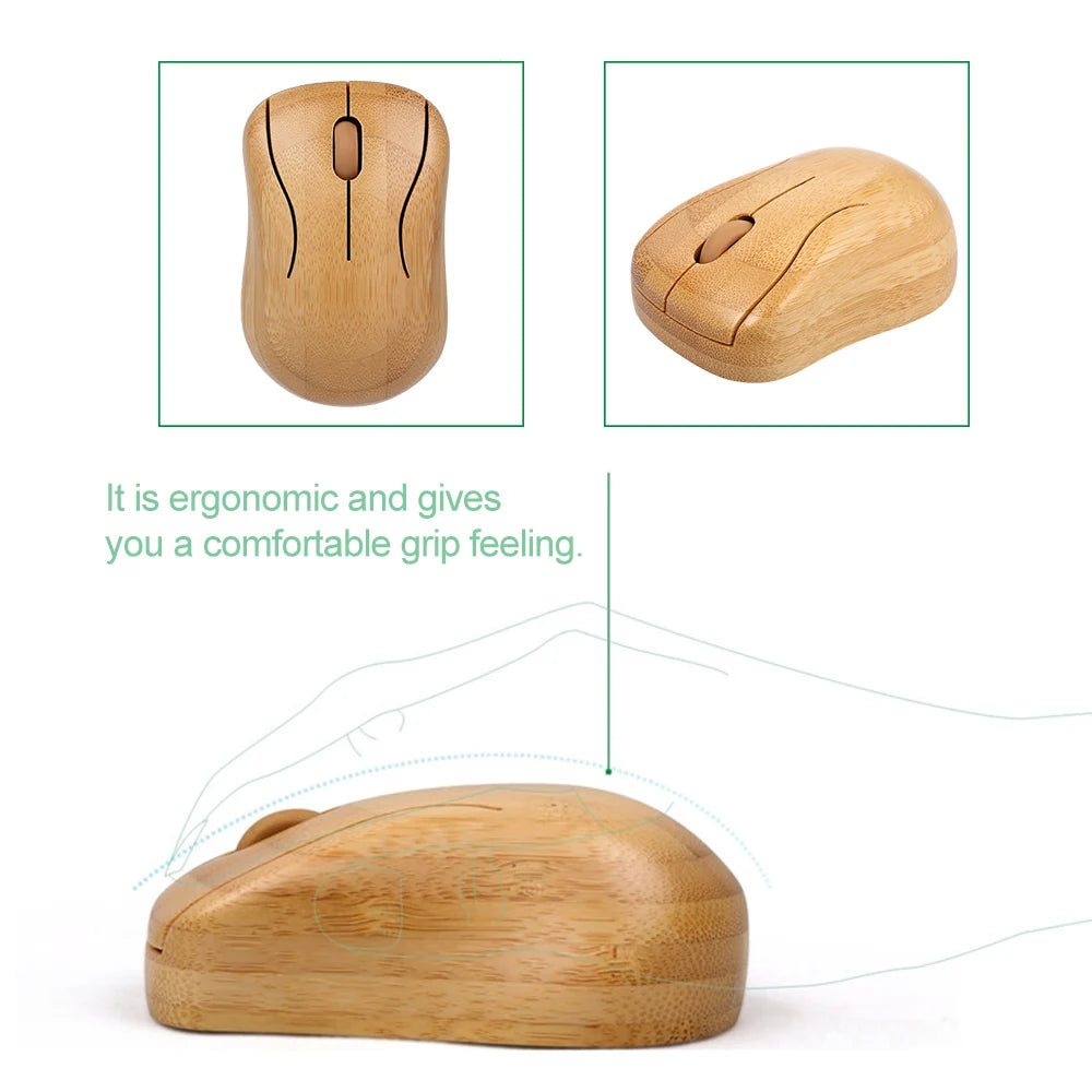 Bamboo Wireless Keyboard and Mouse Combo | Yellow