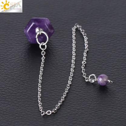 Reiki Pendulum | Small Size, Natural Stone Amulet