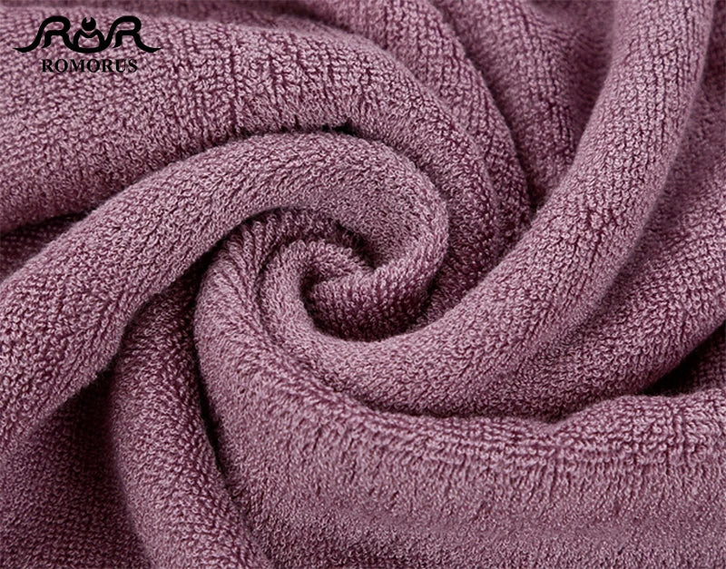 Bamboo Fiber Towels | Purple, Gray, Brown Set
