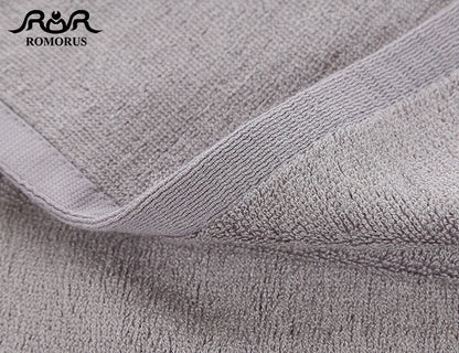 Bamboo Fiber Towels | Purple, Gray, Brown Set