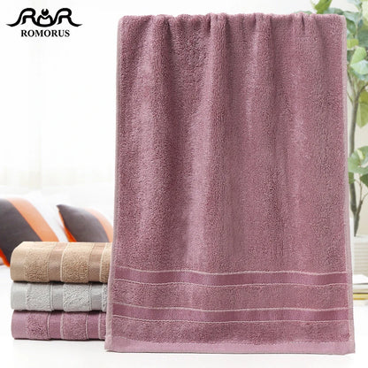 Bamboo Fiber Towels | Purple, Gray, Brown Set