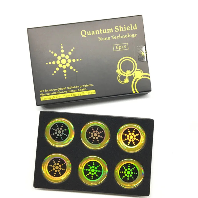 Anti Radiation Stickers | 6pcs for Smartphones & Appliances