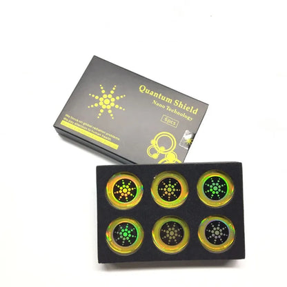 Anti Radiation Stickers | 6pcs for Smartphones & Appliances