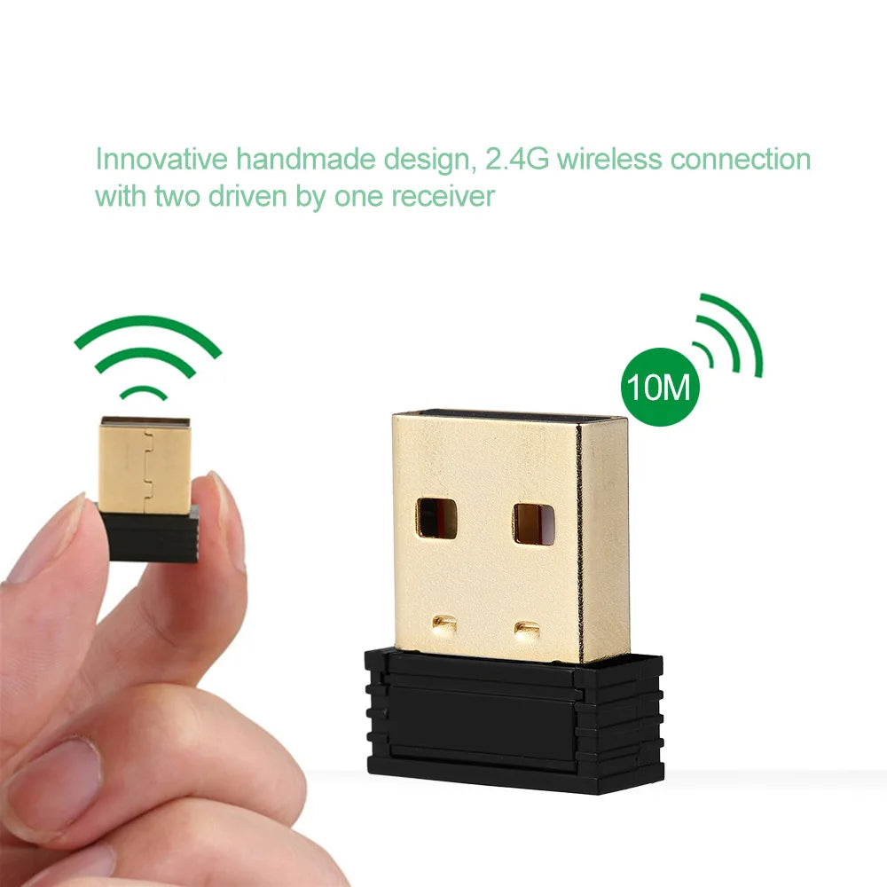 Bamboo Wireless Keyboard and Mouse Combo | Yellow