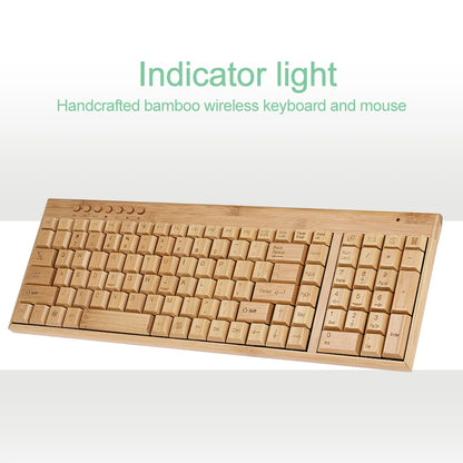 Bamboo Wireless Keyboard and Mouse Combo | Yellow