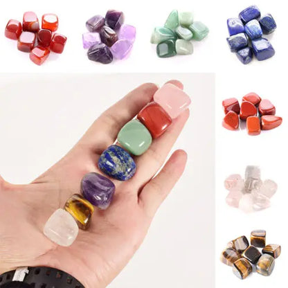 Natural Stone Chakra Set | 7 Polished Healing Crystals