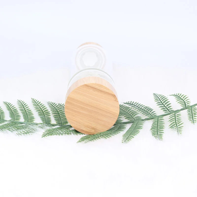 Crystal Quartz Water Bottle | Gemstone Glass Elixir