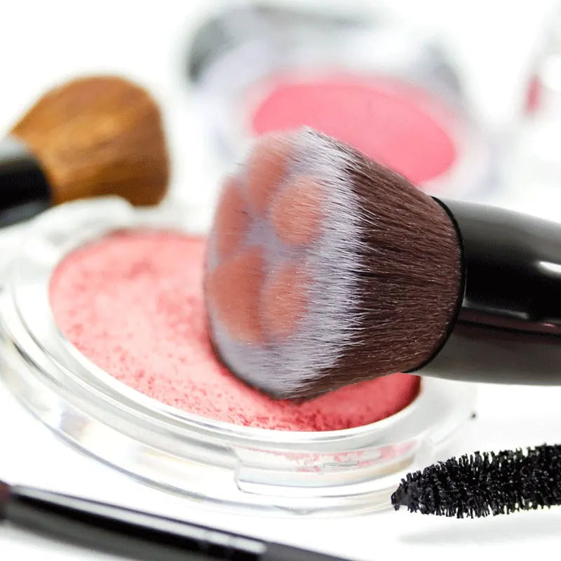 Makeup Brush | Soft Cat Paw Design, Black/Pink