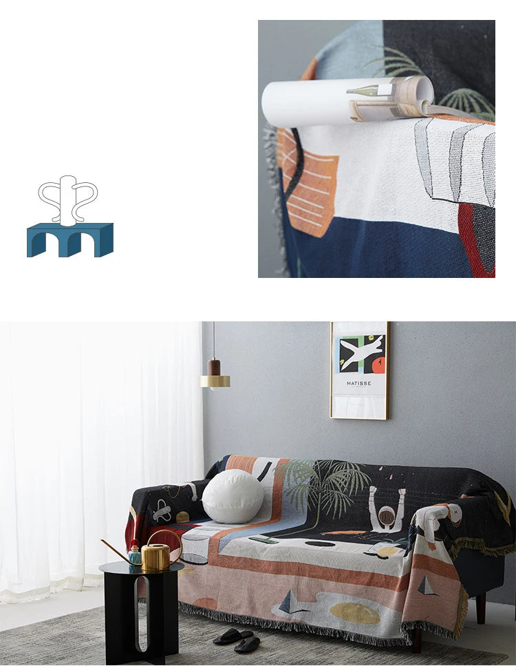 Throw Blanket | Nordic Design for Sofa & Travel
