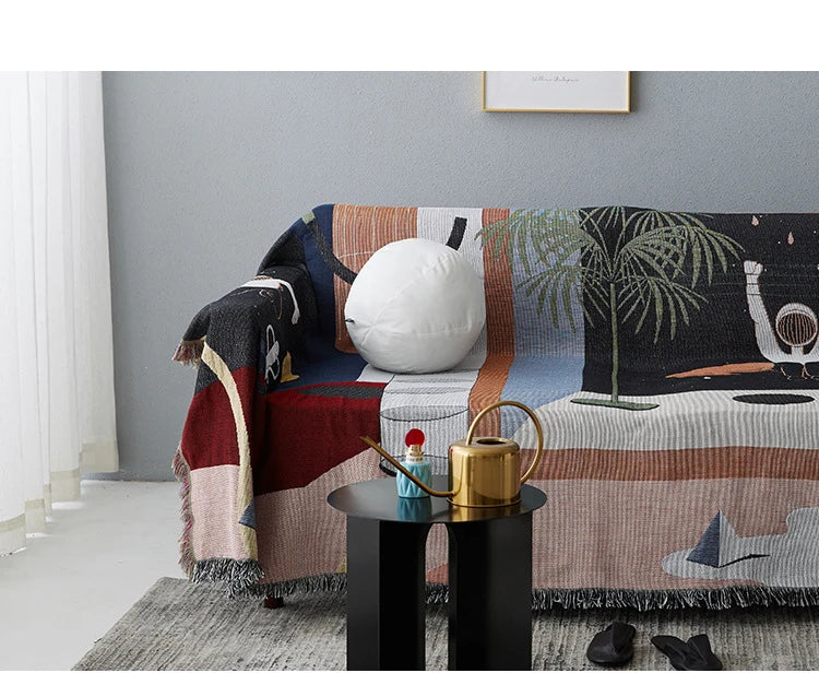 Throw Blanket | Nordic Design for Sofa & Travel