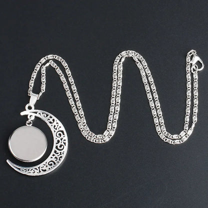 Glass Cabochon Zodiac Sign Pendant Necklace | Astrology Jewelry