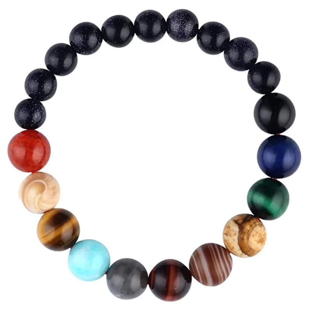 Natural Stone Bracelet | Yoga, Chakra, Galaxy