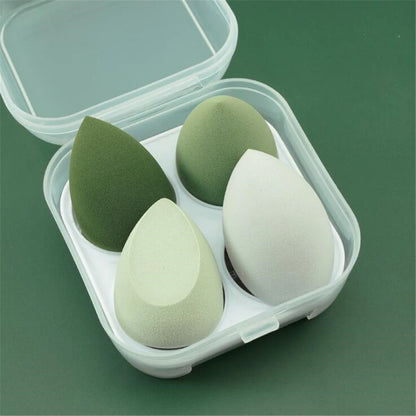 Hydrophilic Non-latex Sponge | 4pcs Makeup Puff Set