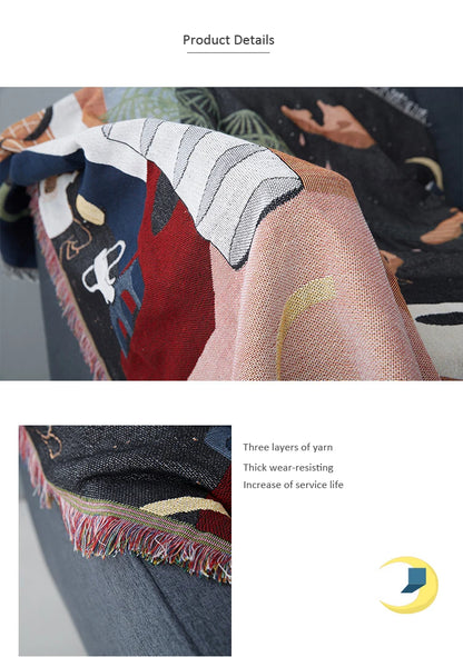 Throw Blanket | Nordic Design for Sofa & Travel