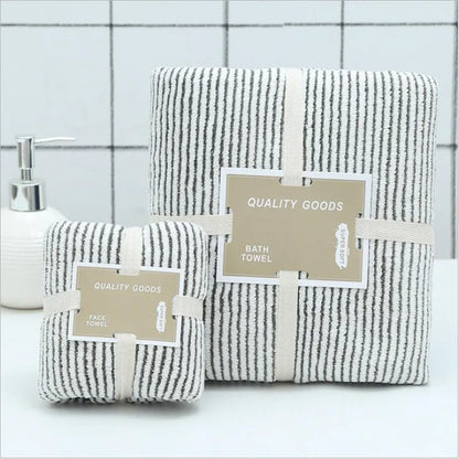 Bamboo Charcoal Bath Towel | Soft, Absorbent Set