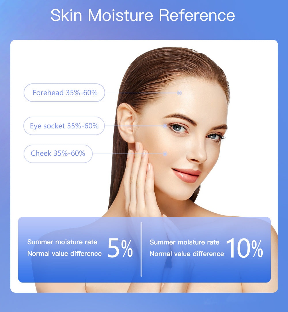 Digital Skin Moisture Tester | Analyzer with Fluorescent Pen