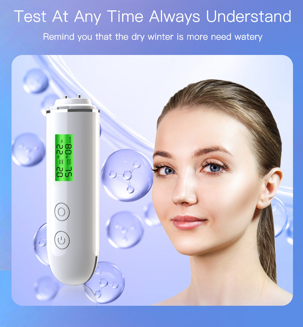 Digital Skin Moisture Tester | Analyzer with Fluorescent Pen