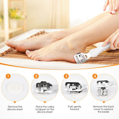 Foot Exfoliation Tool Set | 22-Piece, White