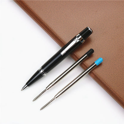 Full Metal Pocket Rollerball Pen — 0.7mm, Includes 2 Refills