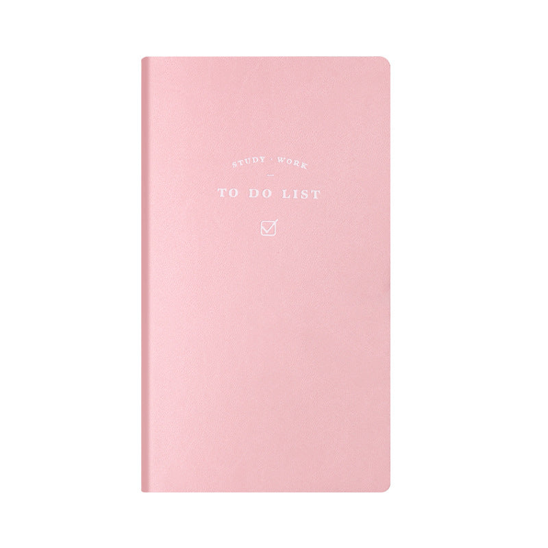 To Do List Notebook — PU Cover, 96 Pages, Macaron & Morandi Colors