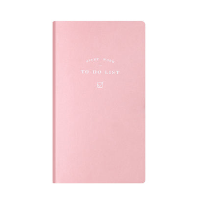 To Do List Notebook — PU Cover, 96 Pages, Macaron & Morandi Colors