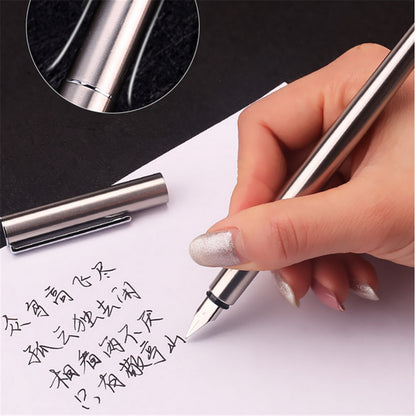 Metal Fountain Pen — EF or F Nib