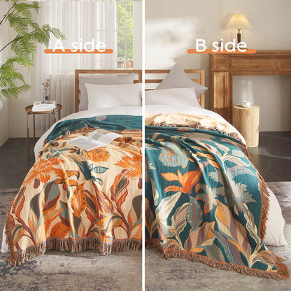 Cotton Blanket | Bohemian-style, Gauze, 150*200 cm