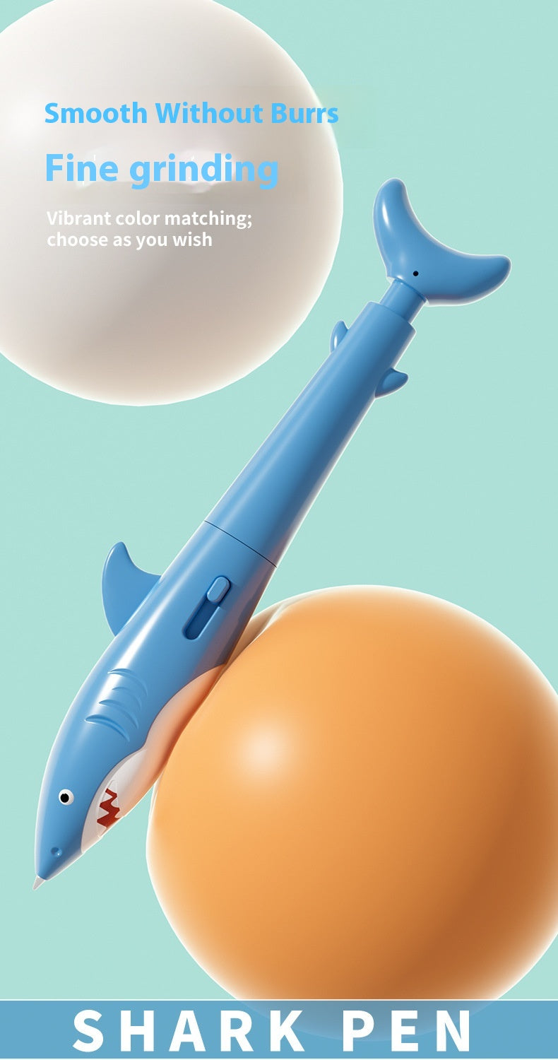 Shark Water Gun Pen Press Water Spray Ballpoint Pen