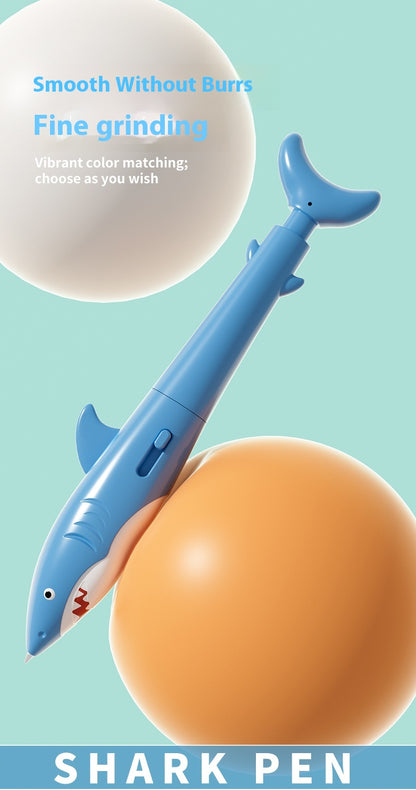 Shark Water Gun Pen Press Water Spray Ballpoint Pen
